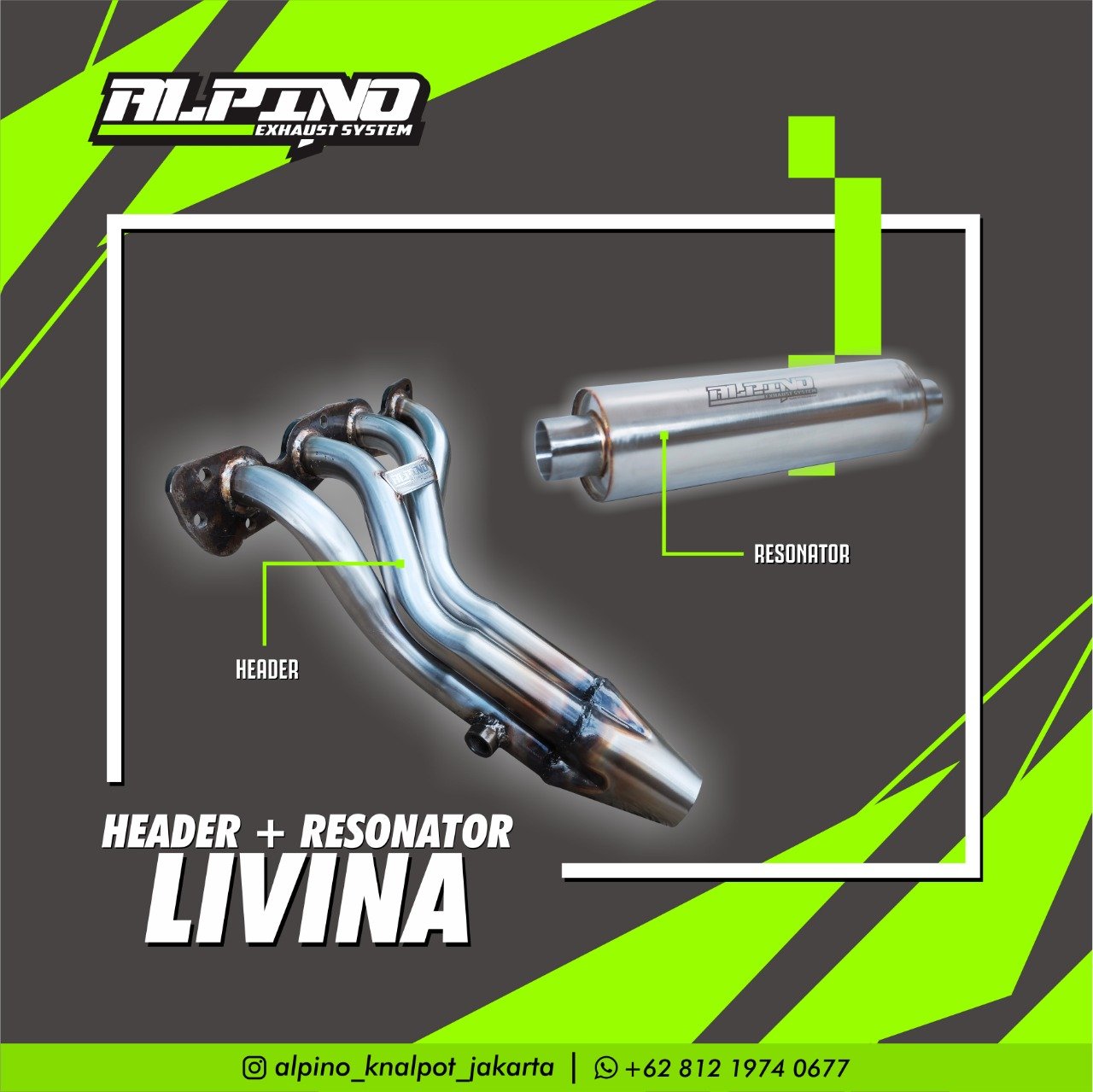 Knalpot Livina